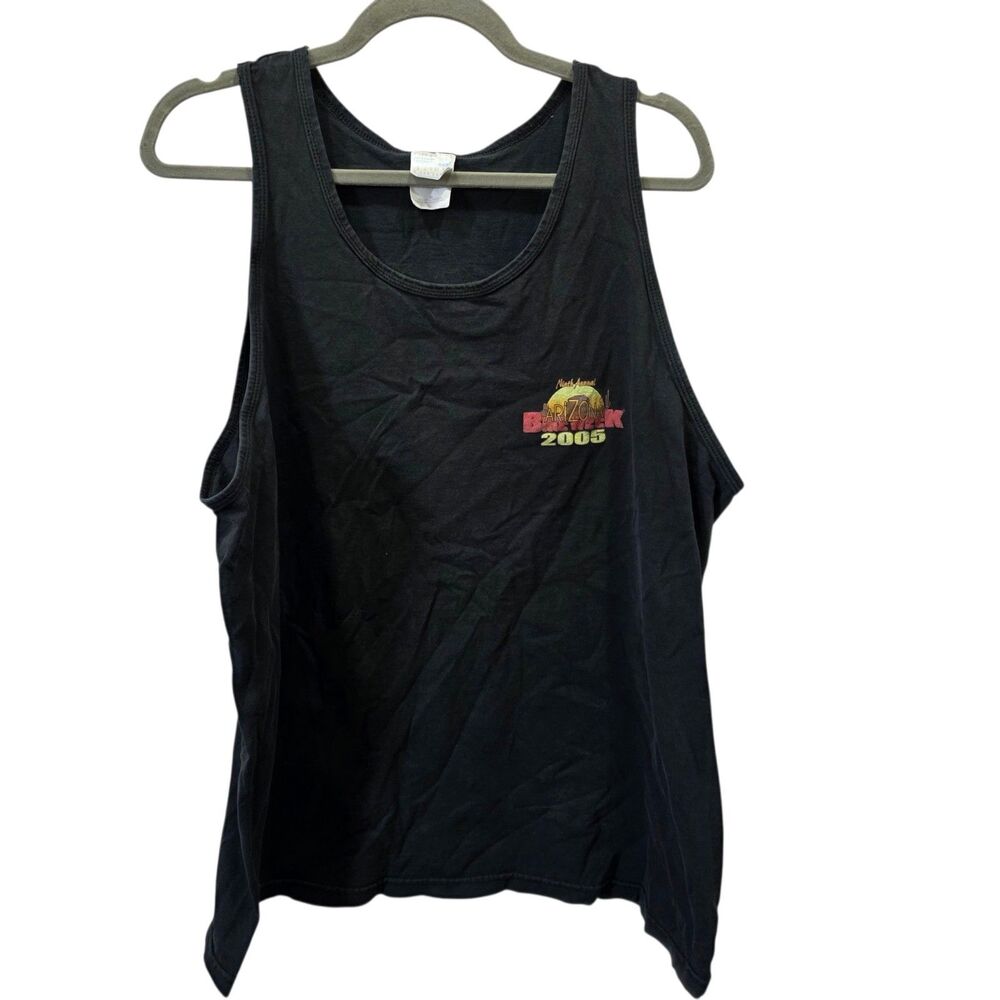 Vintage Arizona Bike Week 2005 Tank Top Black Motorcycle Biker Shirt 2XL